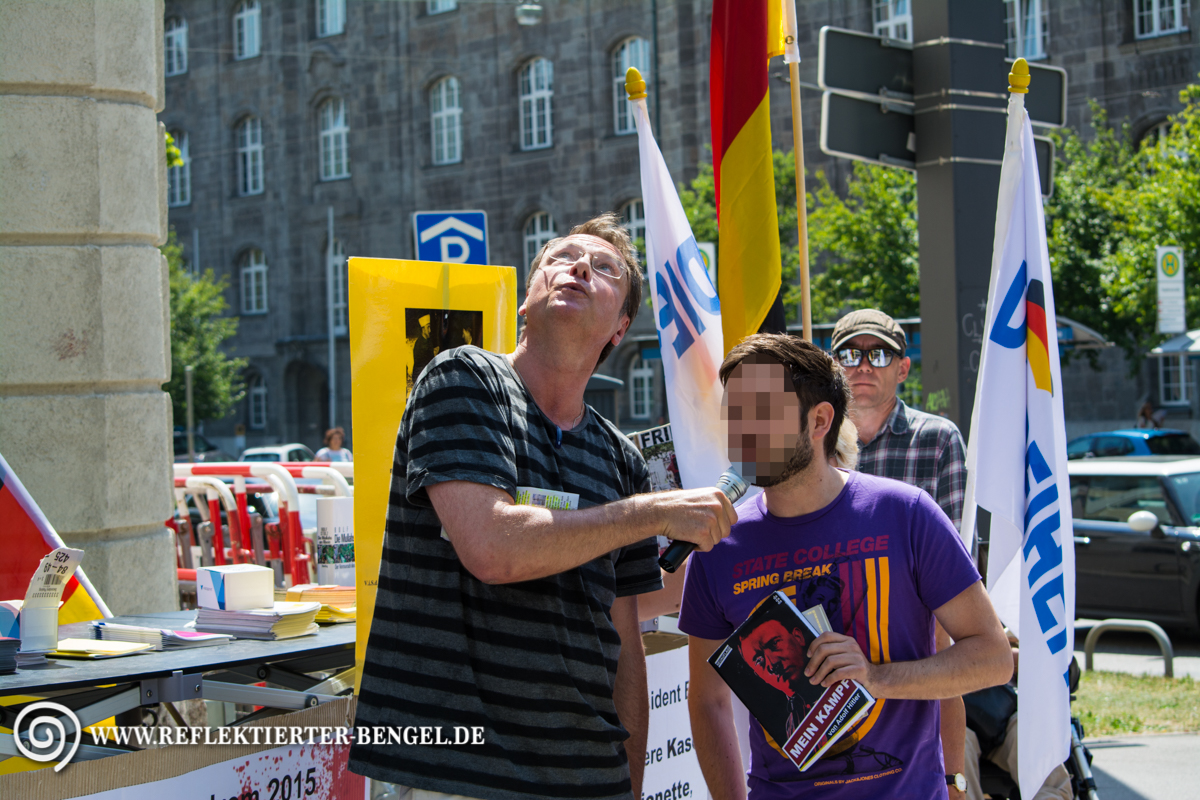 17.07.15 München - Die Freiheit Kundgebung, Michael Stürzenberger