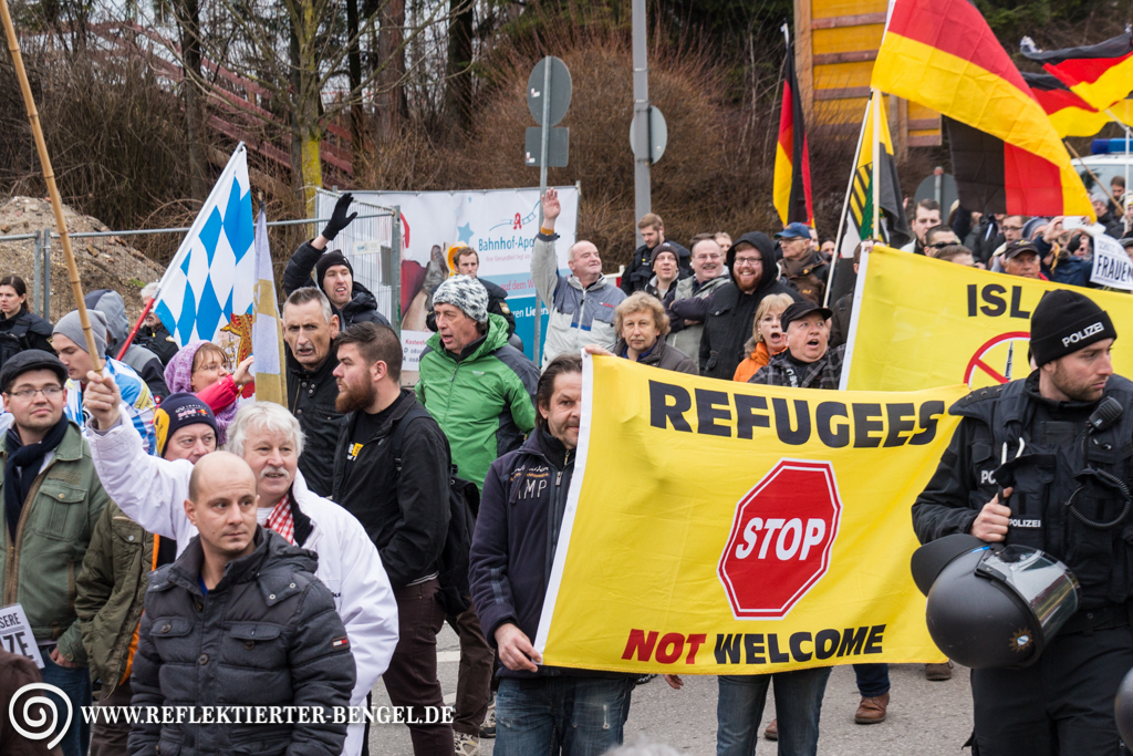 Freilassing Wir sind die Grenze Identitäre Bewegung