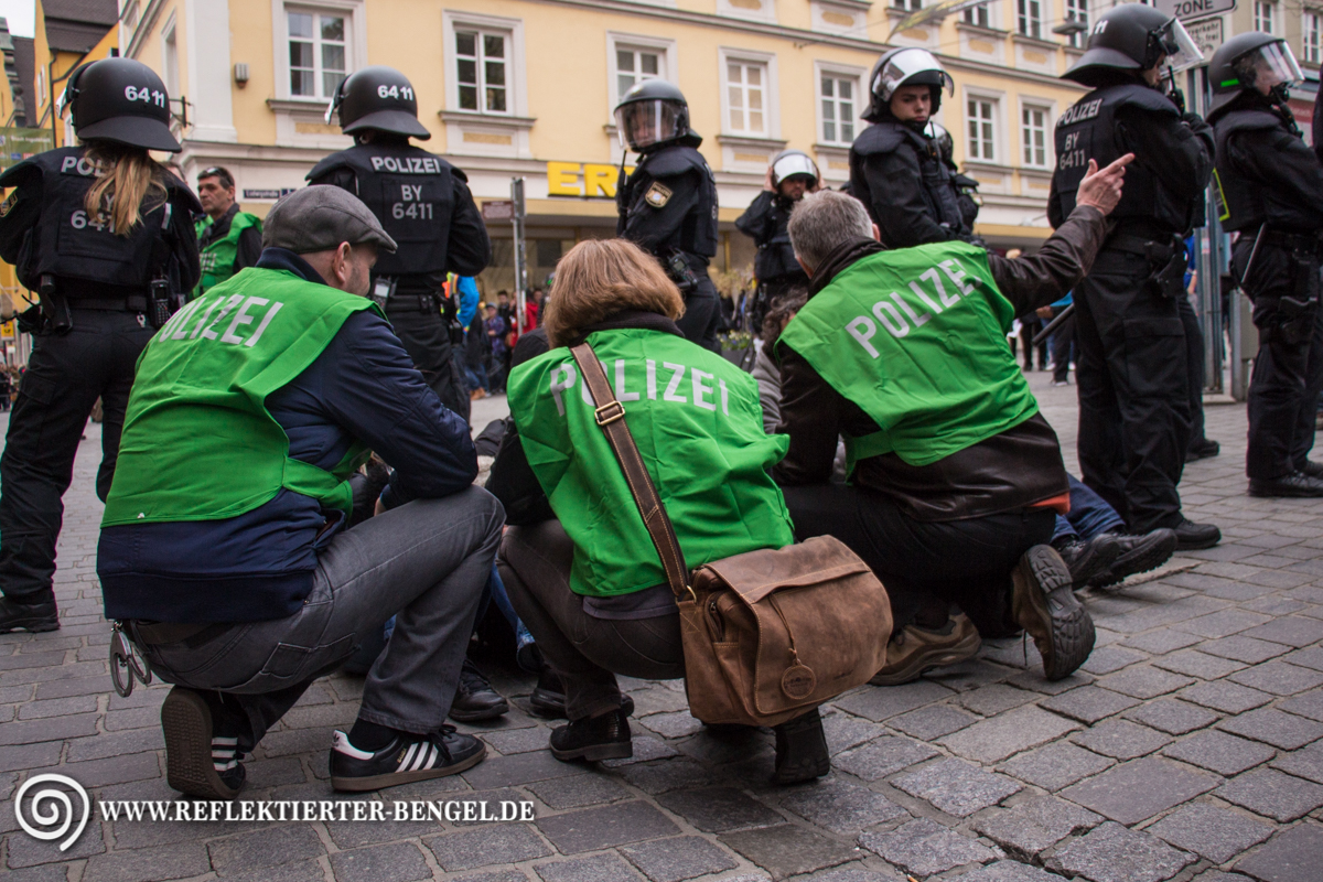 Der III. Weg konnte eine Zeit lang blockiert werden.