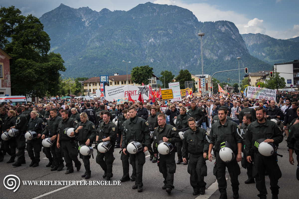 06.06.15 Garmisch Partenkirchen - Stop G7 Demo