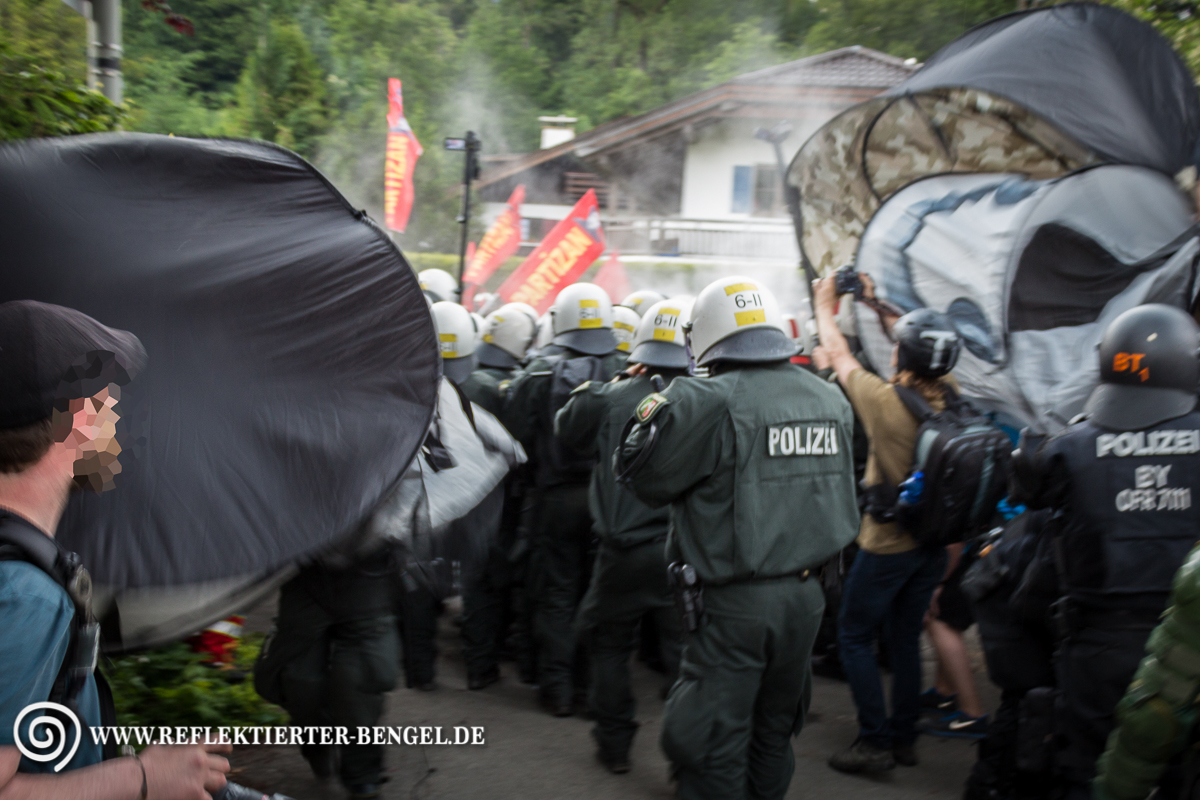 06.06.15 Garmisch Partenkirchen - Stop G7 Demo