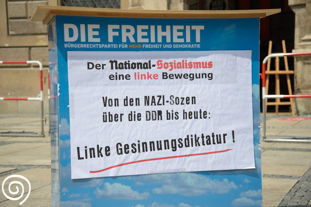 Die Freiheit wird nicht müde zu behaupten die Nationalsozialisten wären "links" gewesen.