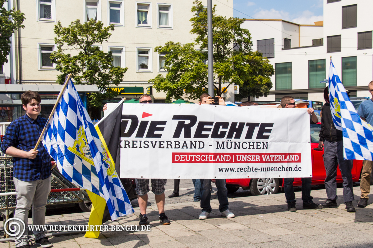 22.08.15 München - Die Rechte Kundgebungen