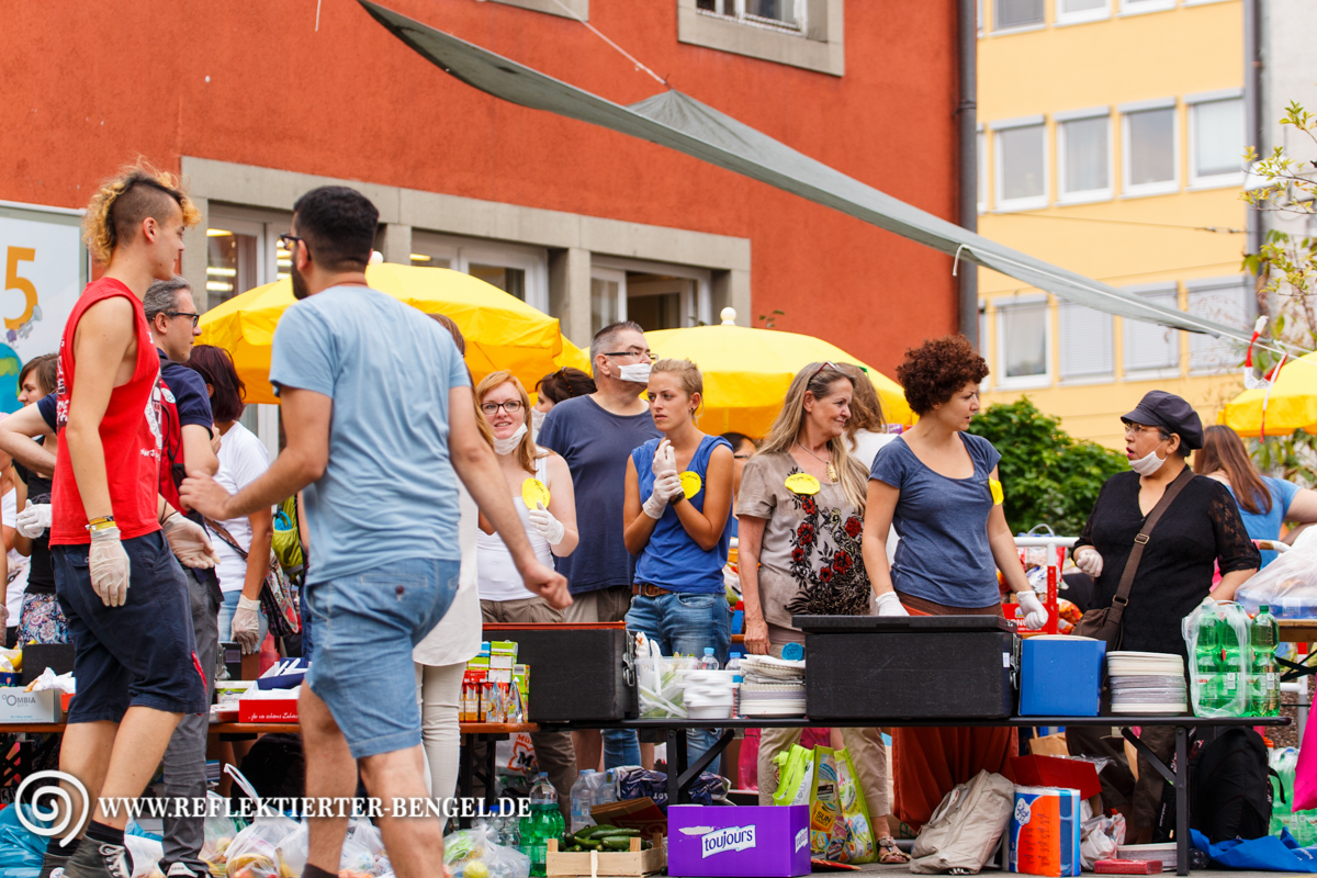 01.09.15 München - Flüchtlinge am Hbf