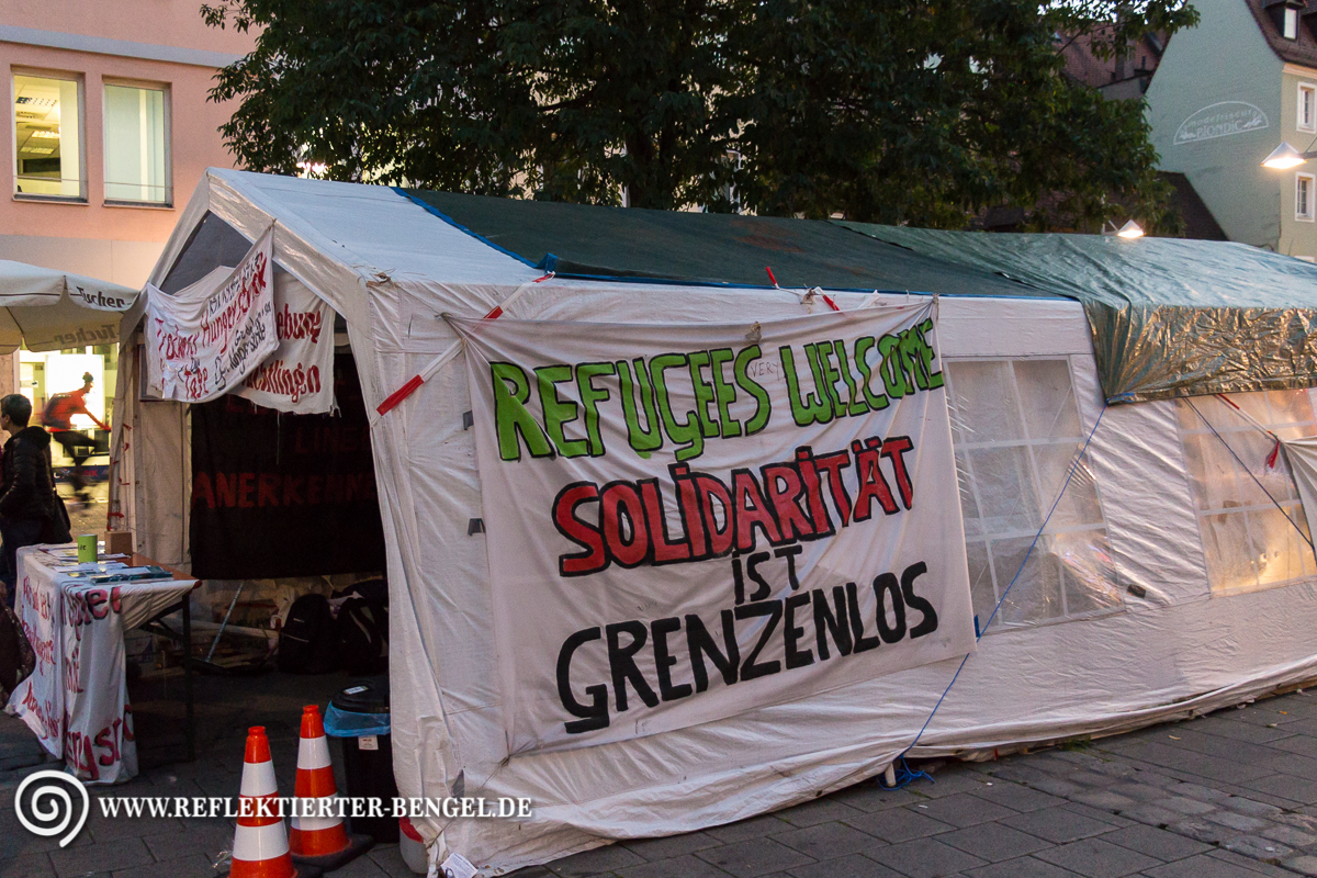 Flüchtlinge beenden Hungerstreik in Nürnberg