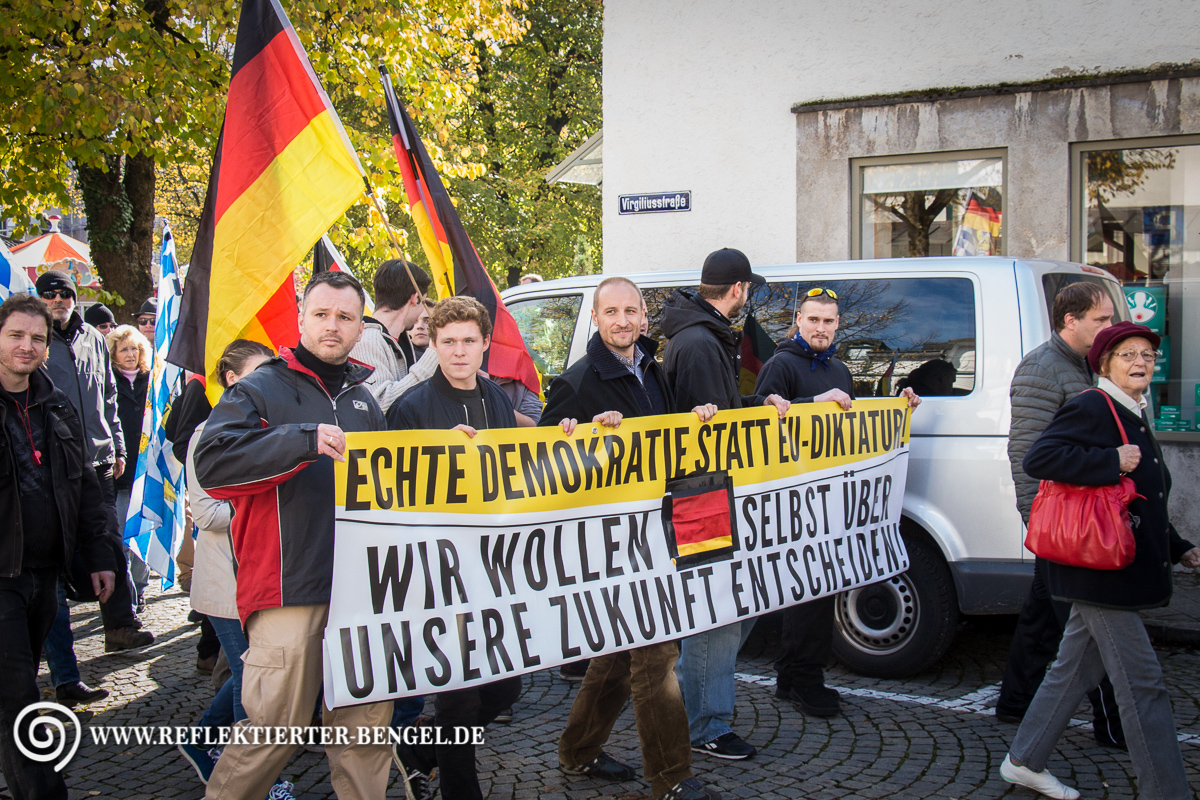 17.10.15 Freilassing - AfD Demonstration Sebastian Zeilinger