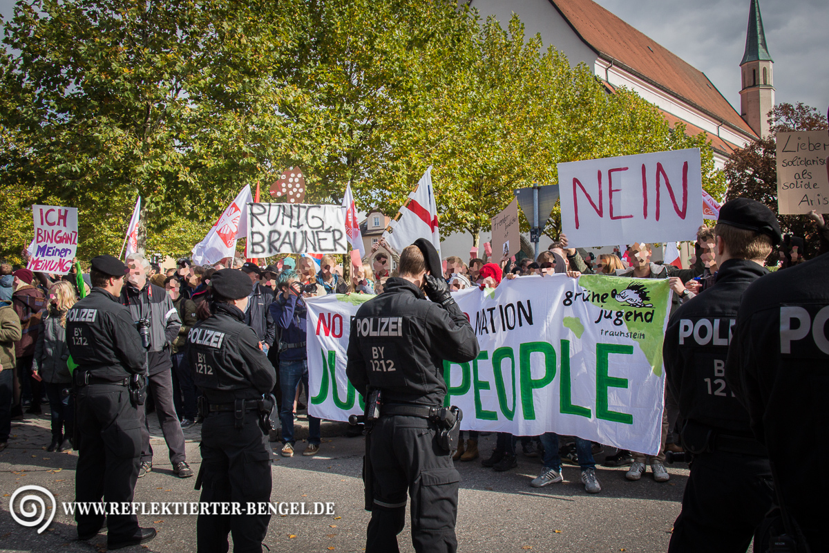 17.10.15 Freilassing - AfD Demonstration