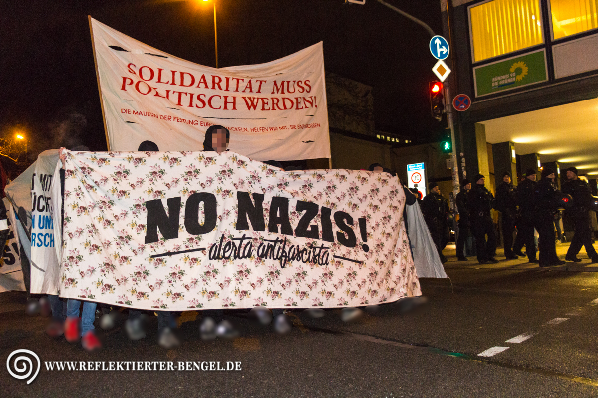 Demonstration gegen Pegida München