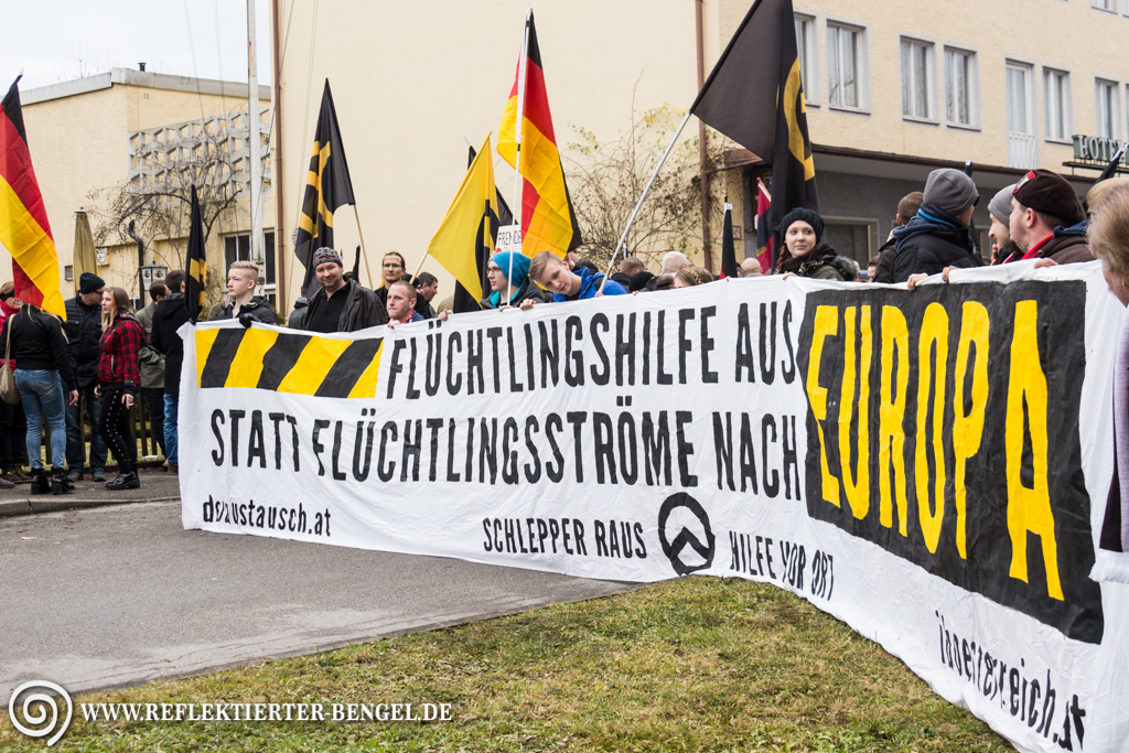 Freilassing Wir sind die Grenze Identitäre Bewegung