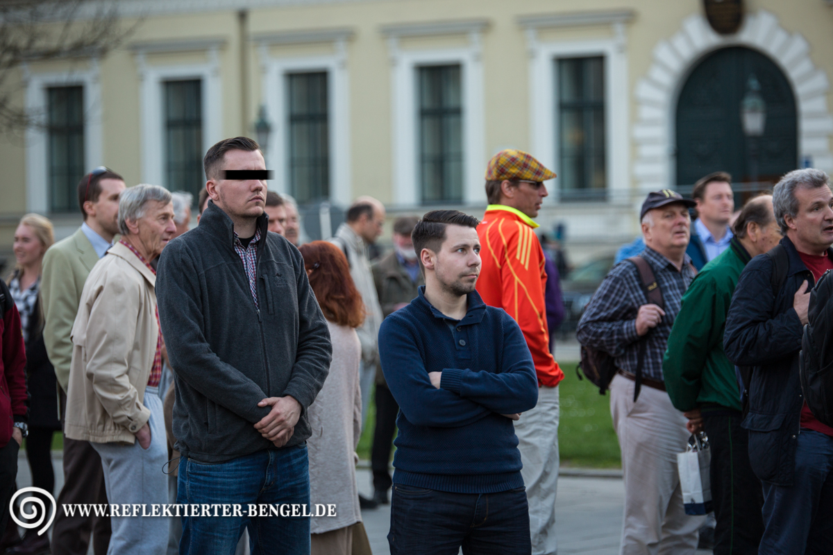 04.04.16 München - Pegida München, Markus Walter, Lukas Bals