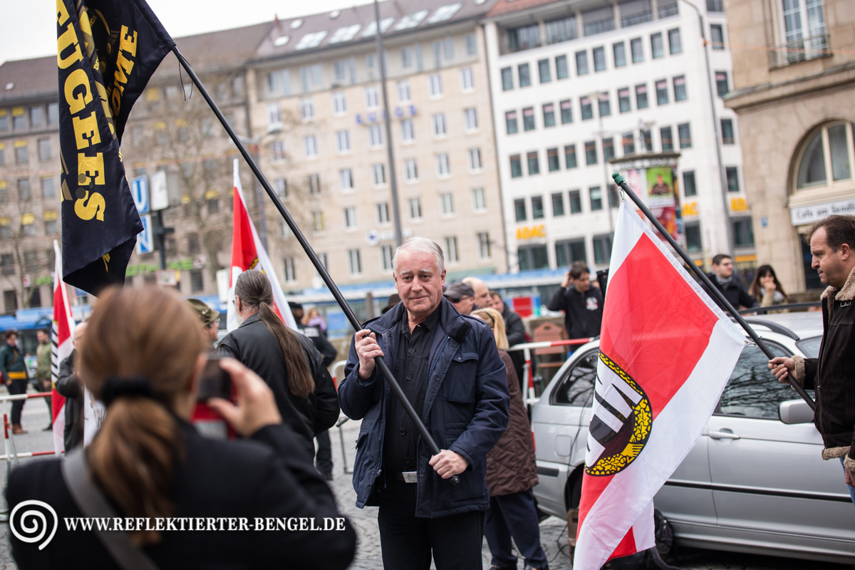 09.04.16 München - NPD Kundgebung, Manfred Schiessl
