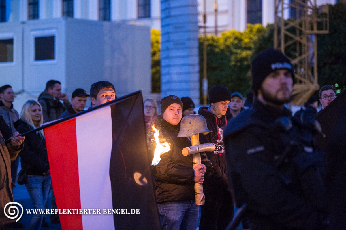 25.04.16 München - Reinhold Elstner Mahnwache, Karl-Heinz Statzberger