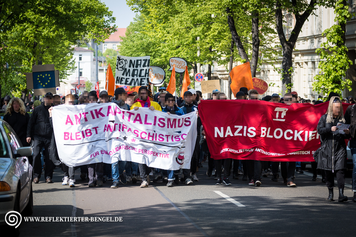 01.05.17 Halle - Neonaziaufmarsch und Gegenproteste