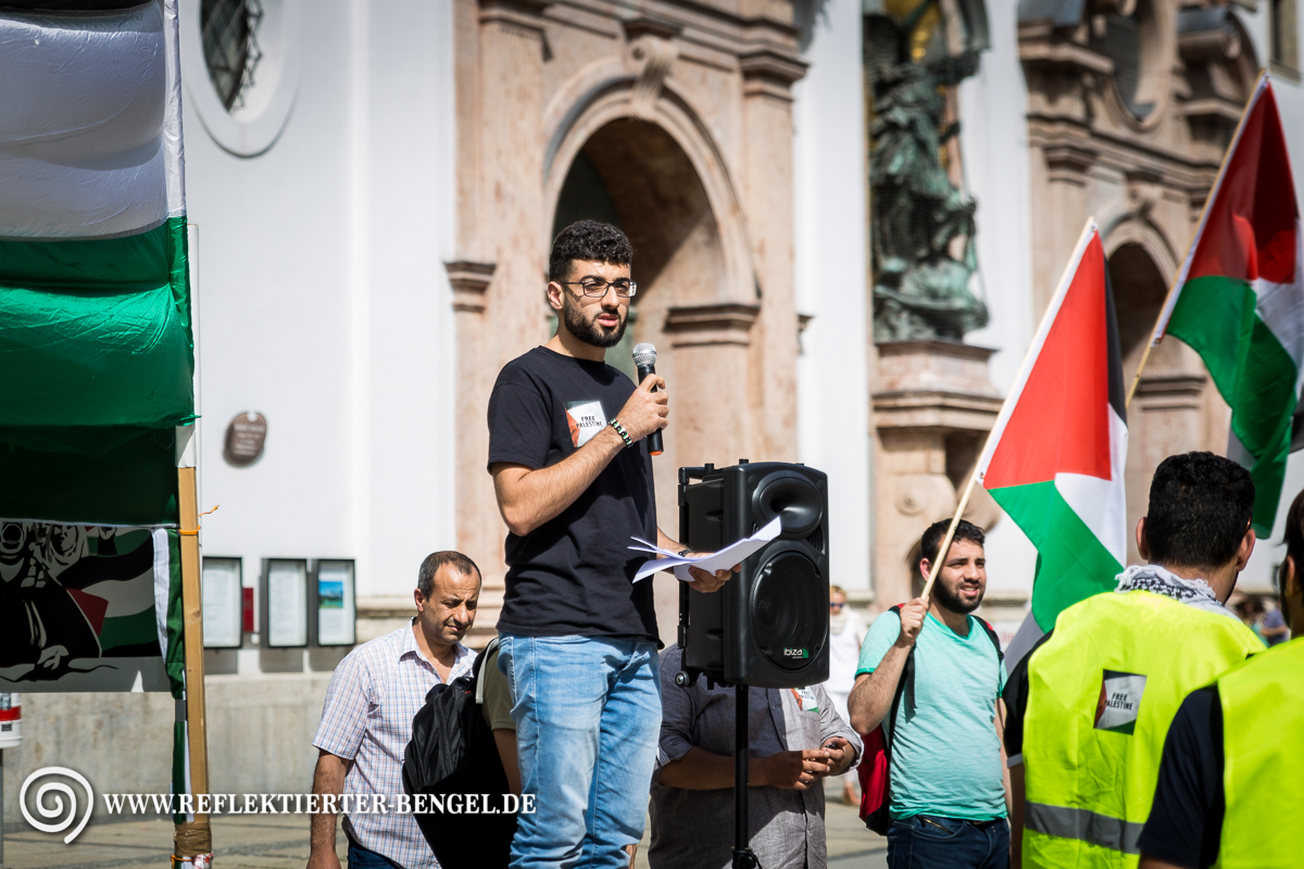29.07.17 München - "Freiheit für Palästina" Kundgebung