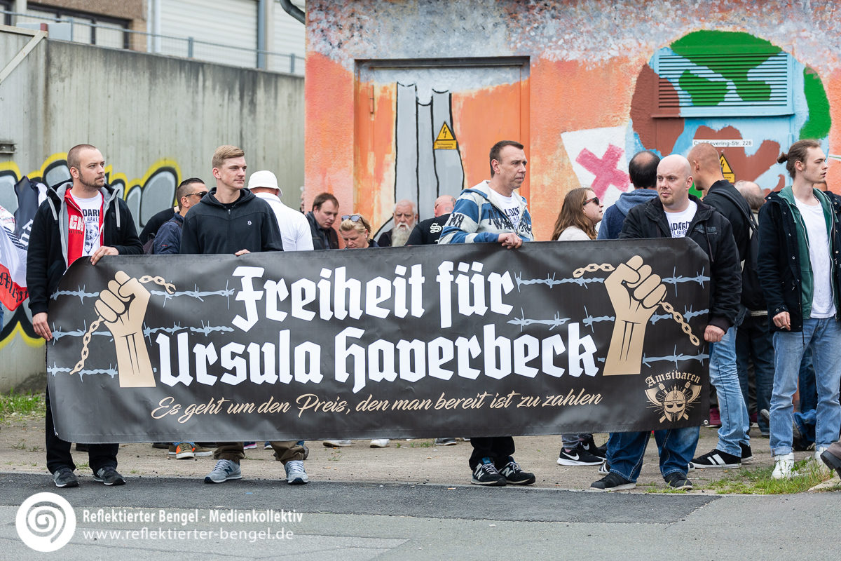 10.05.18 Bielefeld - Solidaritätsdemonstration für Ursula Haverbeck