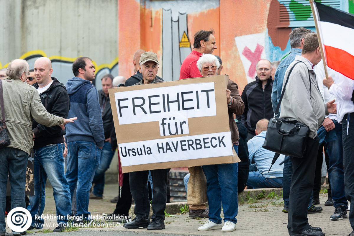 10.05.18 Bielefeld - Solidaritätsdemonstration für Ursula Haverbeck